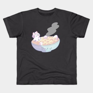 Ramen cat Kids T-Shirt